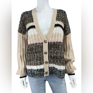 Soyaconcept NWT Striped Sweater Cardigan Size M